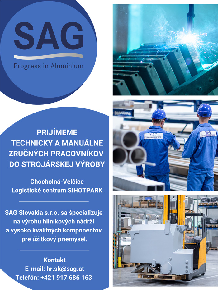 SAG - Pracovníci do strojárskej výroby.