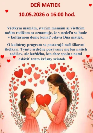 Deň matiek 2026