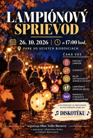 Lampiónový sprievod - 26.10.2026