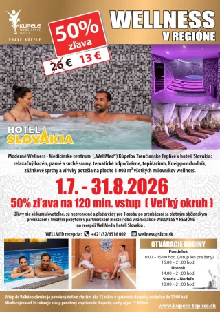 Wellness v regióne 2026