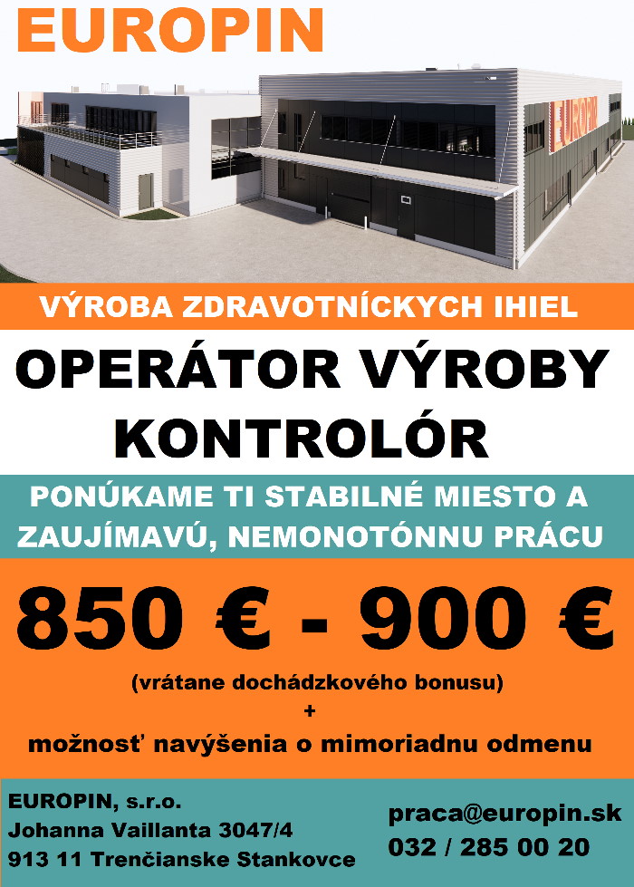 Europin - Operátor výroby
